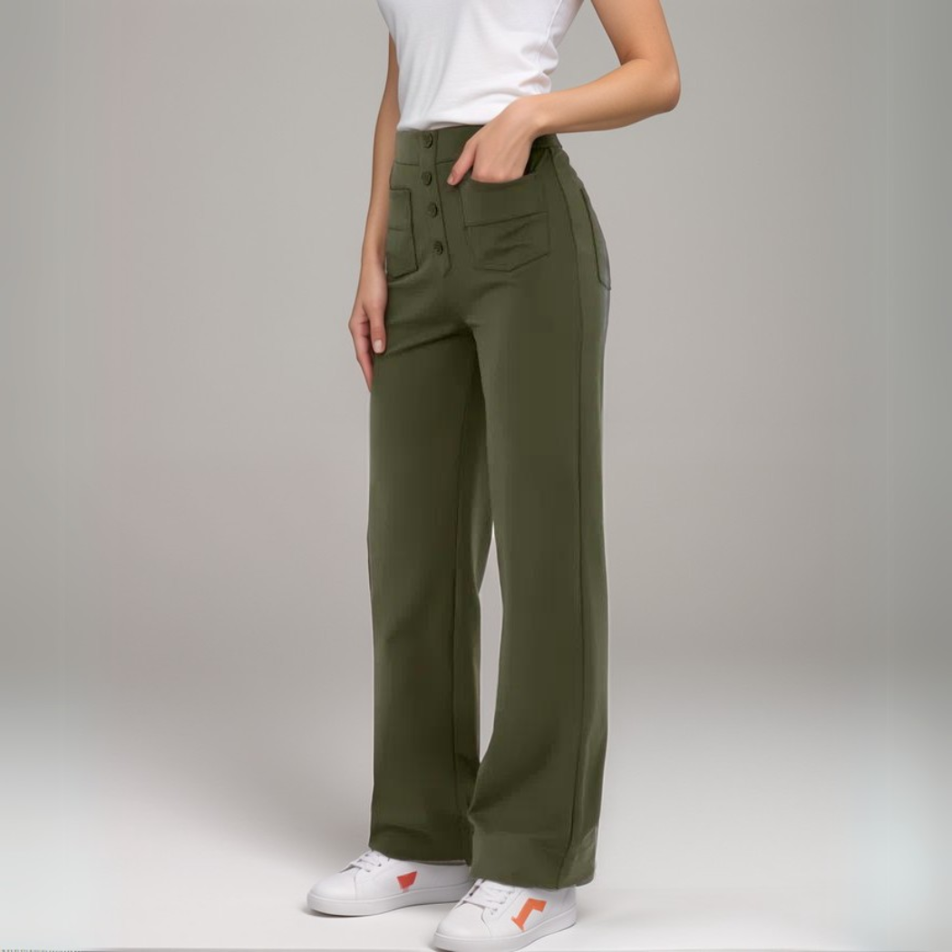 Aurora – High-Waist Slimming Casual Pants