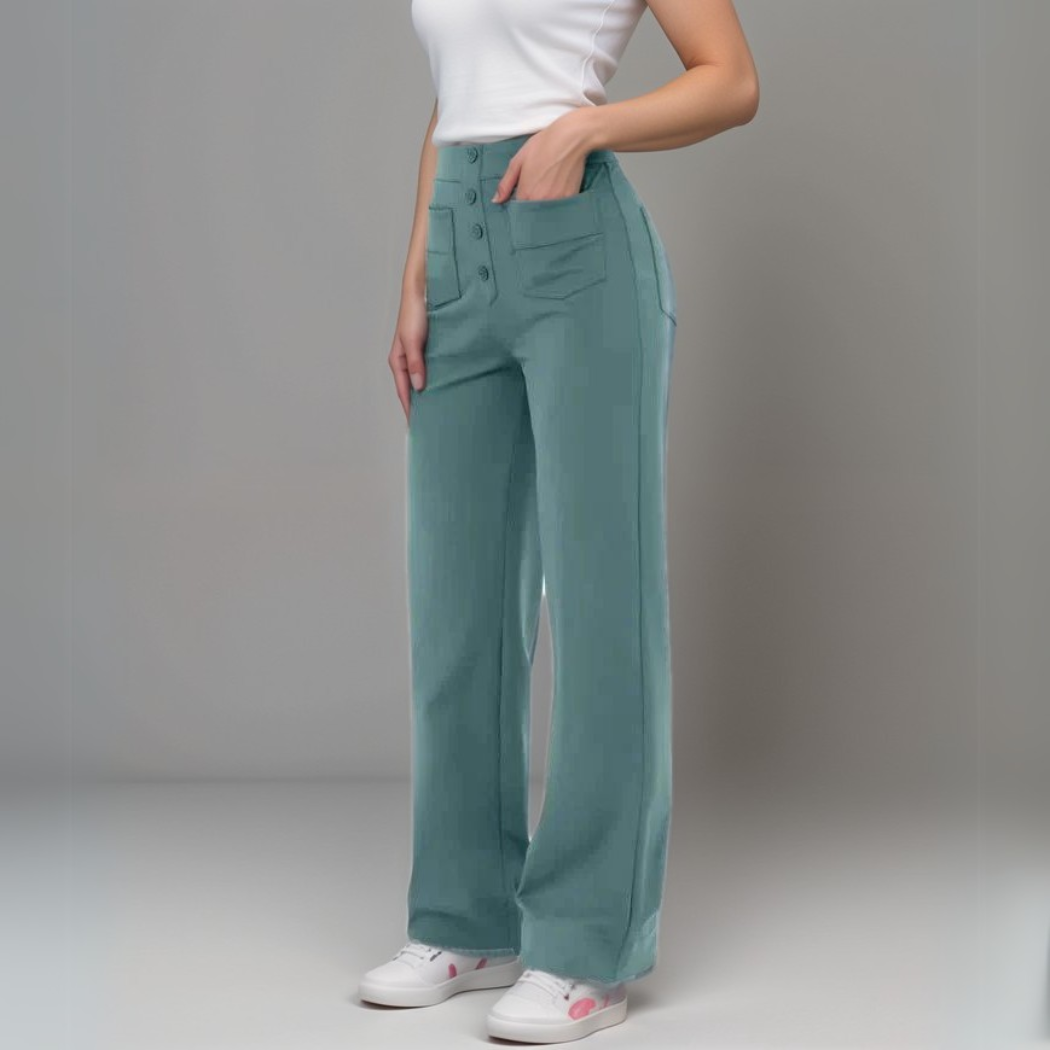 Aurora – High-Waist Slimming Casual Pants