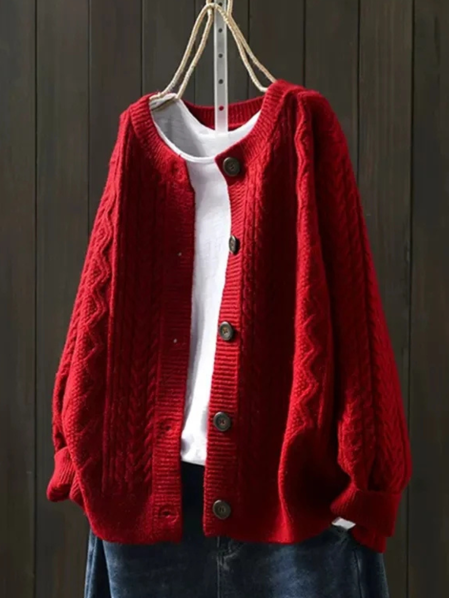 Lorenza | Soft Cable-Knit Cardigan