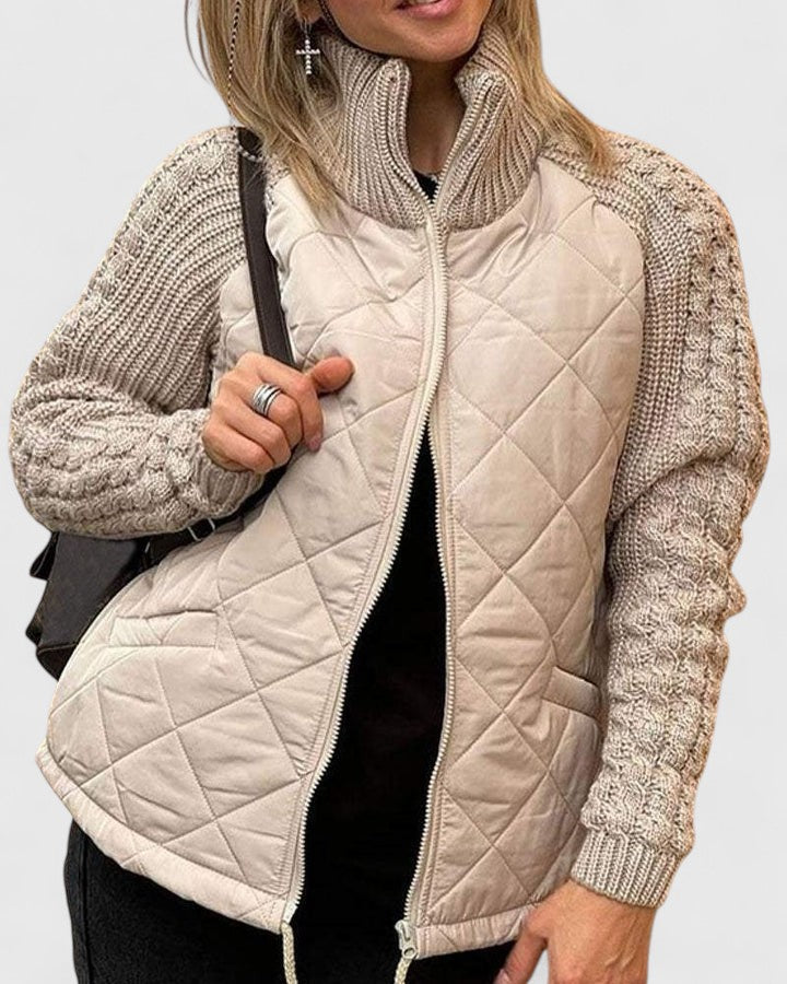 SOPHIA | COZY QUILTED KNIT JACKET