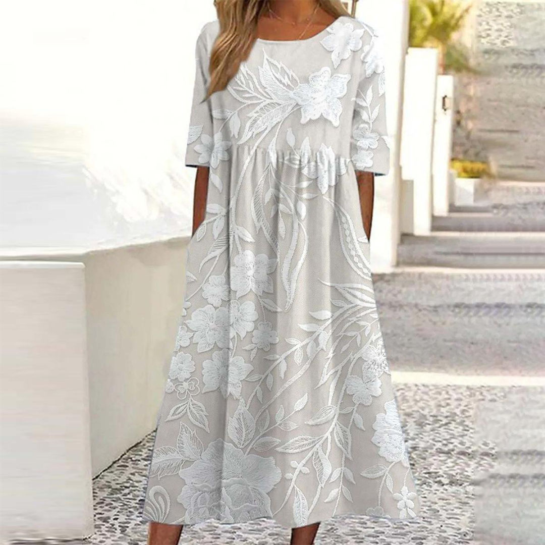 Floral Elegance Maxi Dress