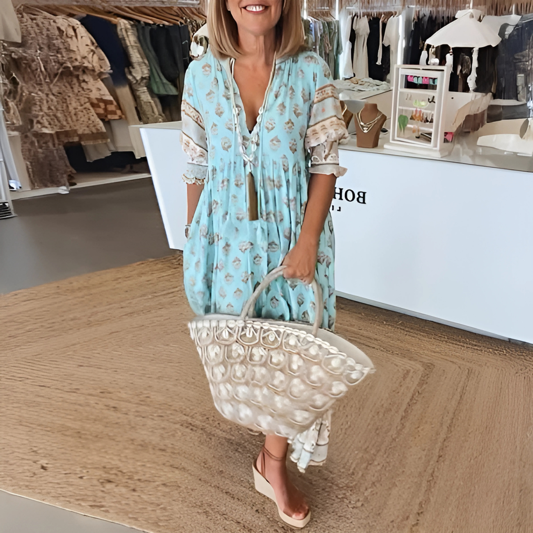 Bohemian Spring Maxi Dress