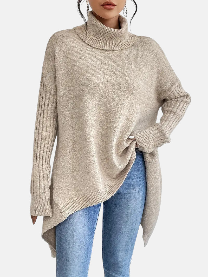BRIGITTE | LONG TURTLENECK PULLOVER