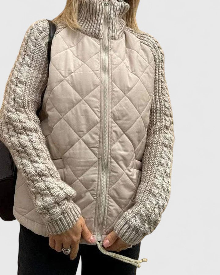 SOPHIA | COZY QUILTED KNIT JACKET