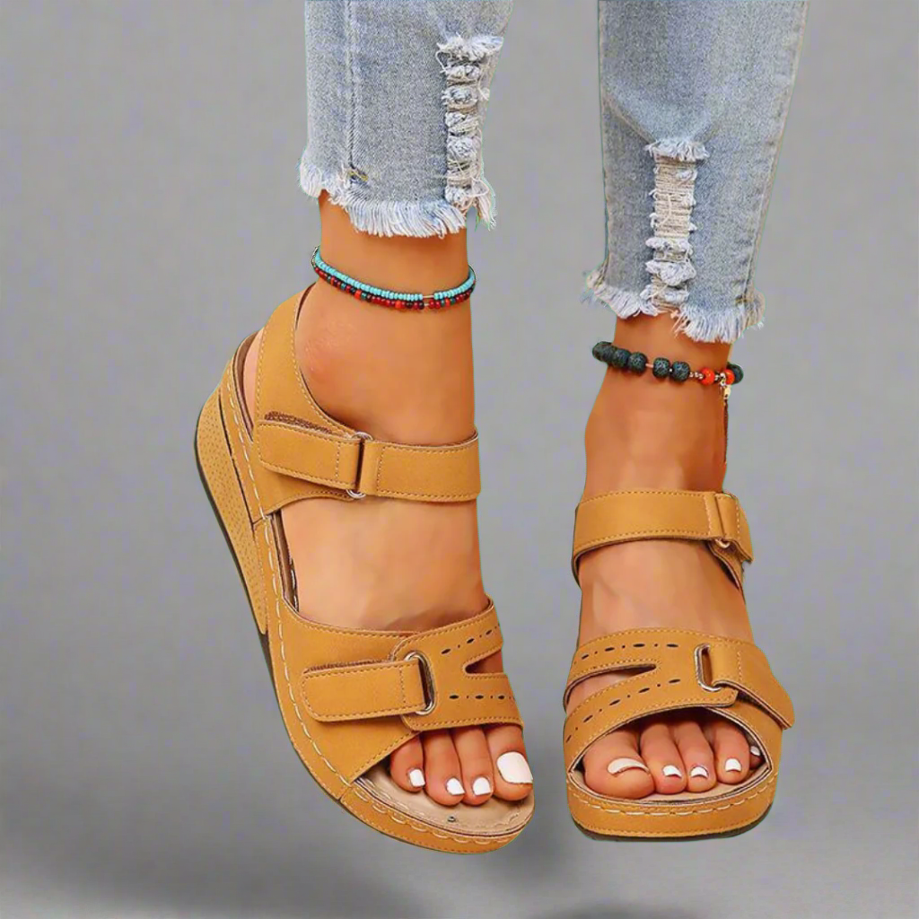 Gudula | Elegant orthopaedic sandals made from soft premium materials for pain-free summer days
