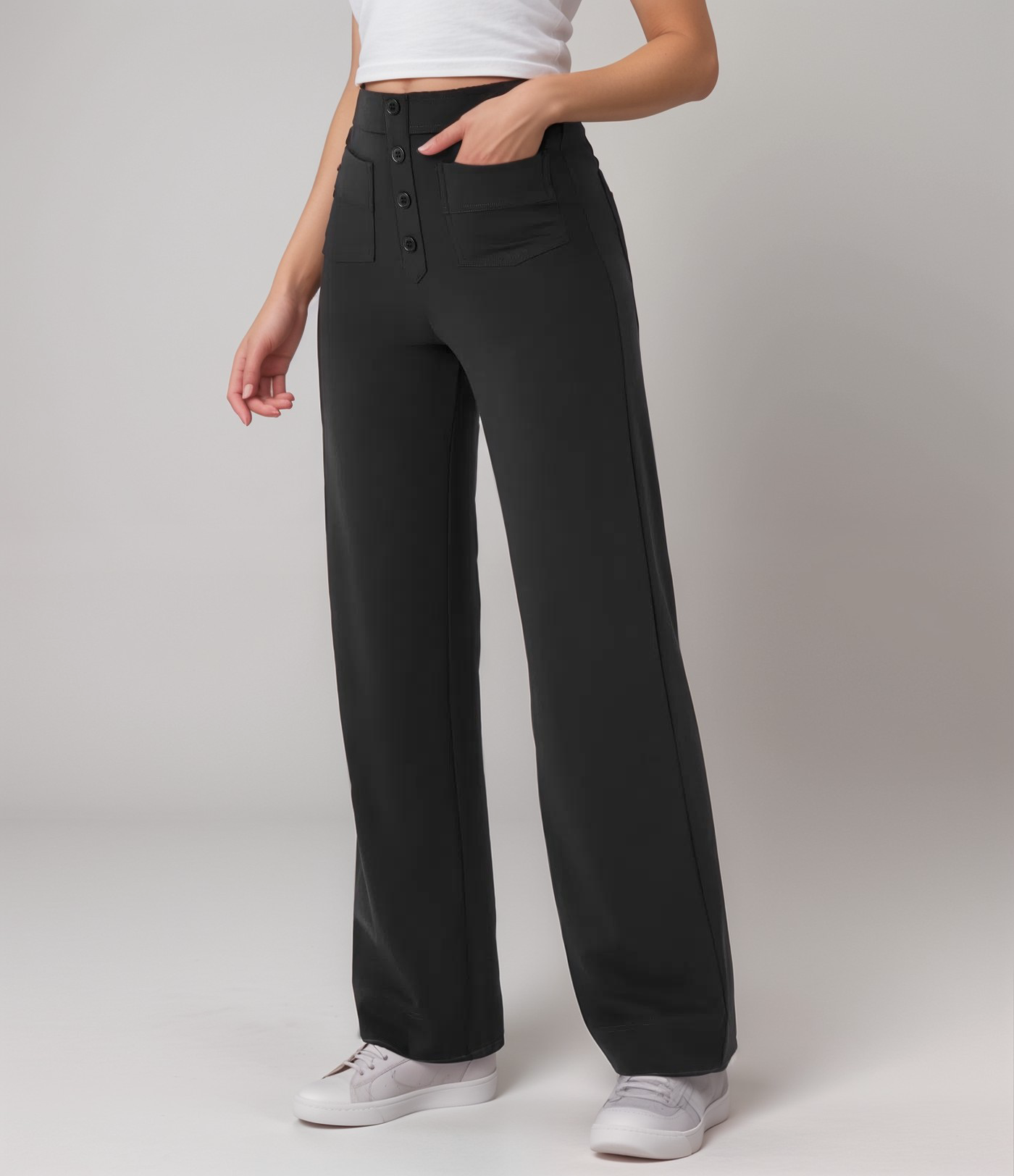 Aurora – High-Waist Slimming Casual Pants