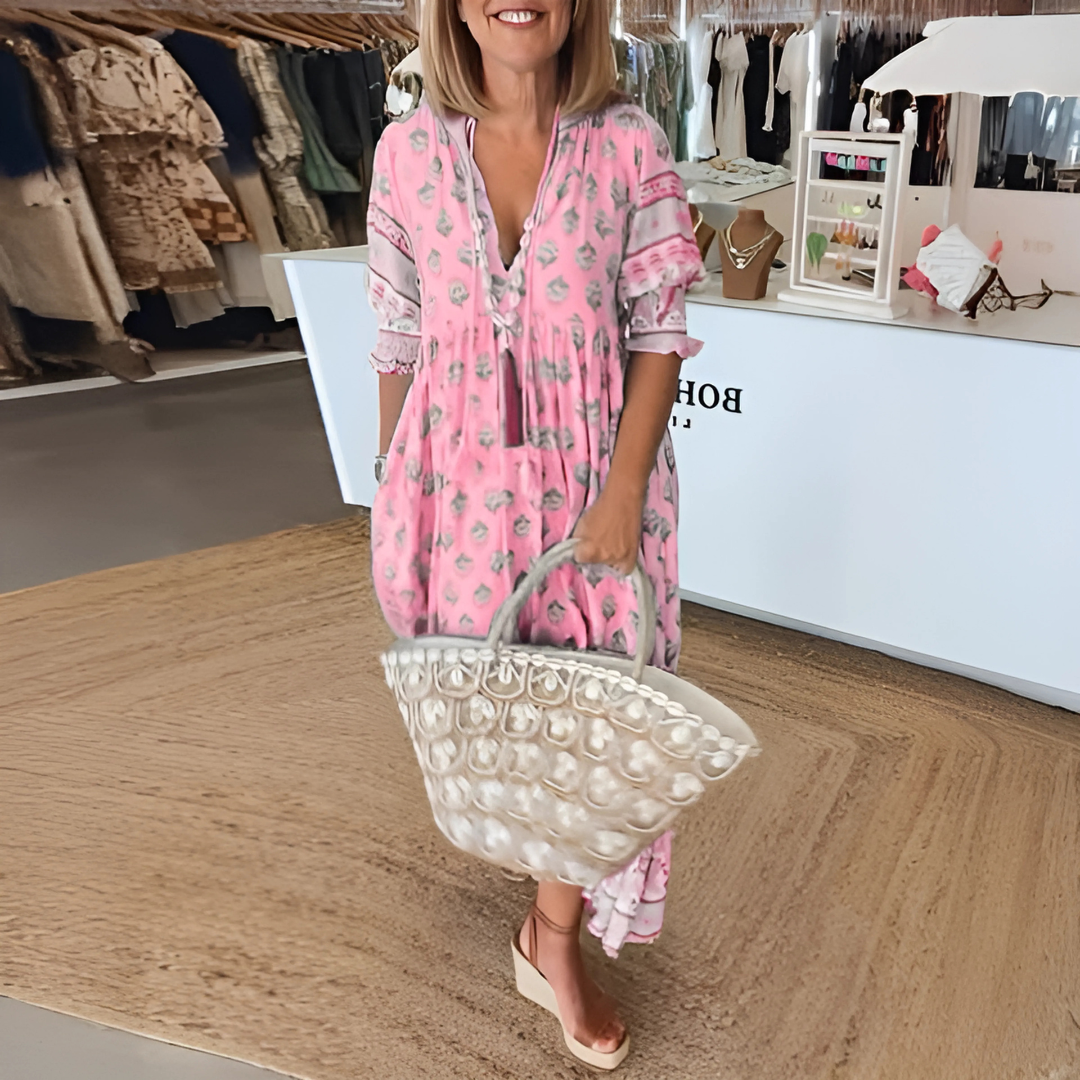 Bohemian Spring Maxi Dress