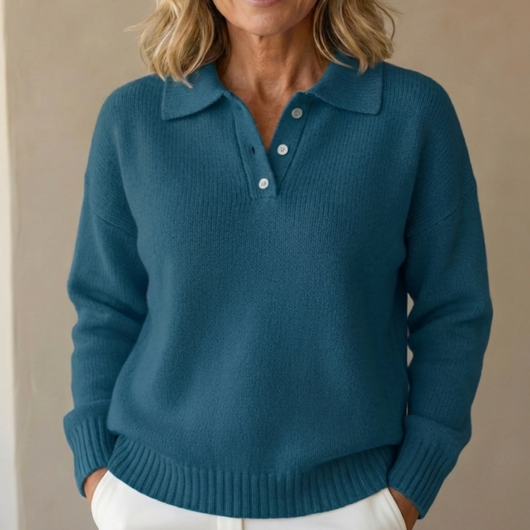 Olivia | Soft Knit Sweater with Collar