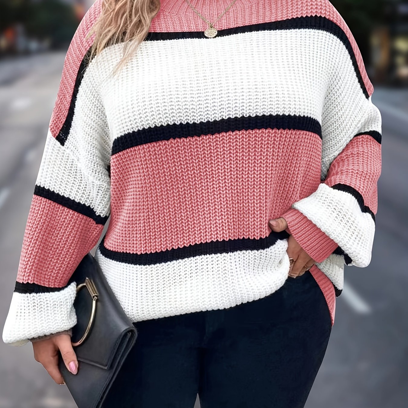 Emma | Cozy Stripe Sweater