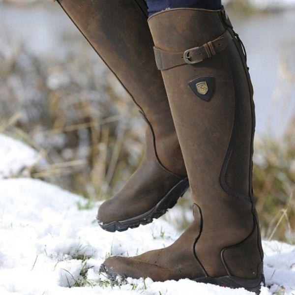 Lavinia | Waterproof Leather Riding Boots