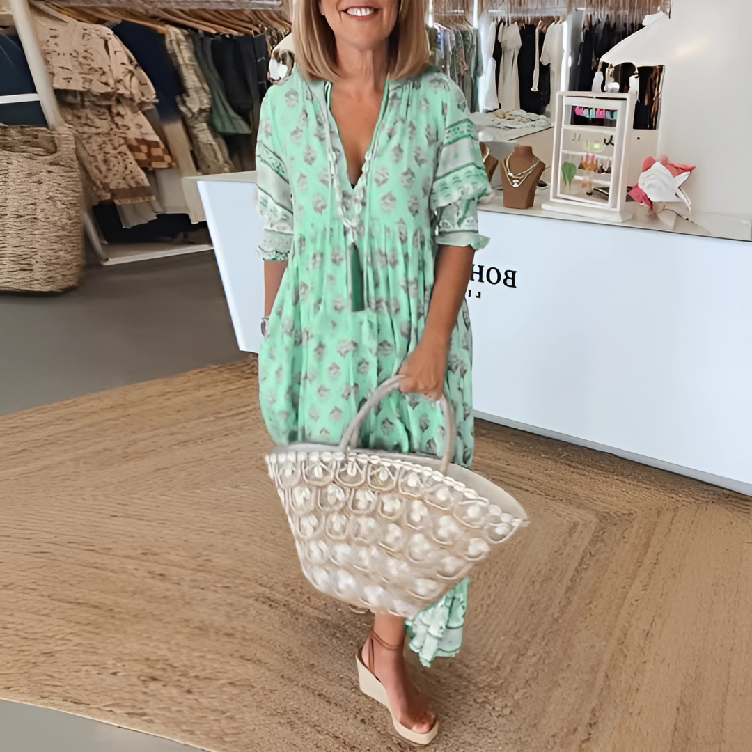 Bohemian Spring Maxi Dress