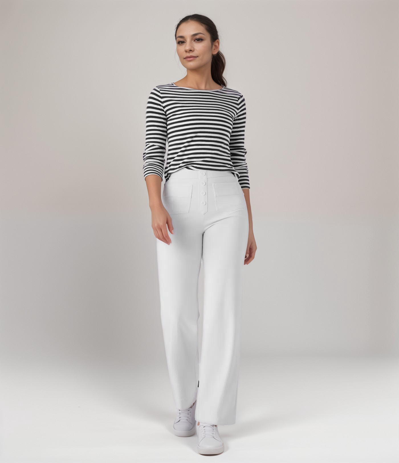 Aurora – High-Waist Slimming Casual Pants