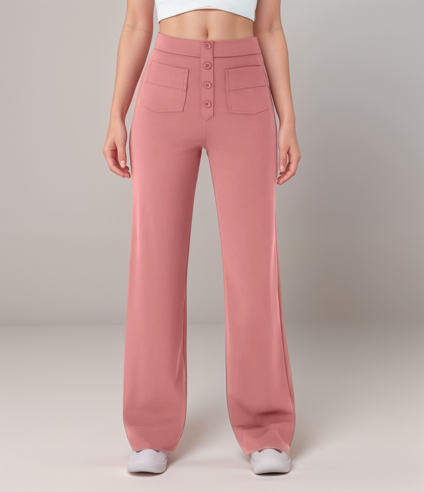Aurora – High-Waist Slimming Casual Pants