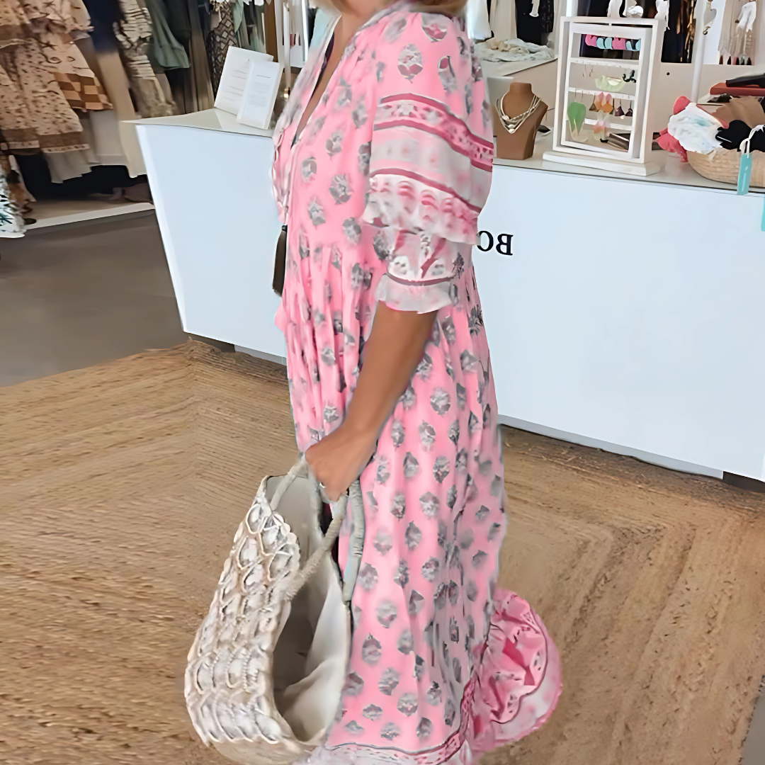 Bohemian Spring Maxi Dress