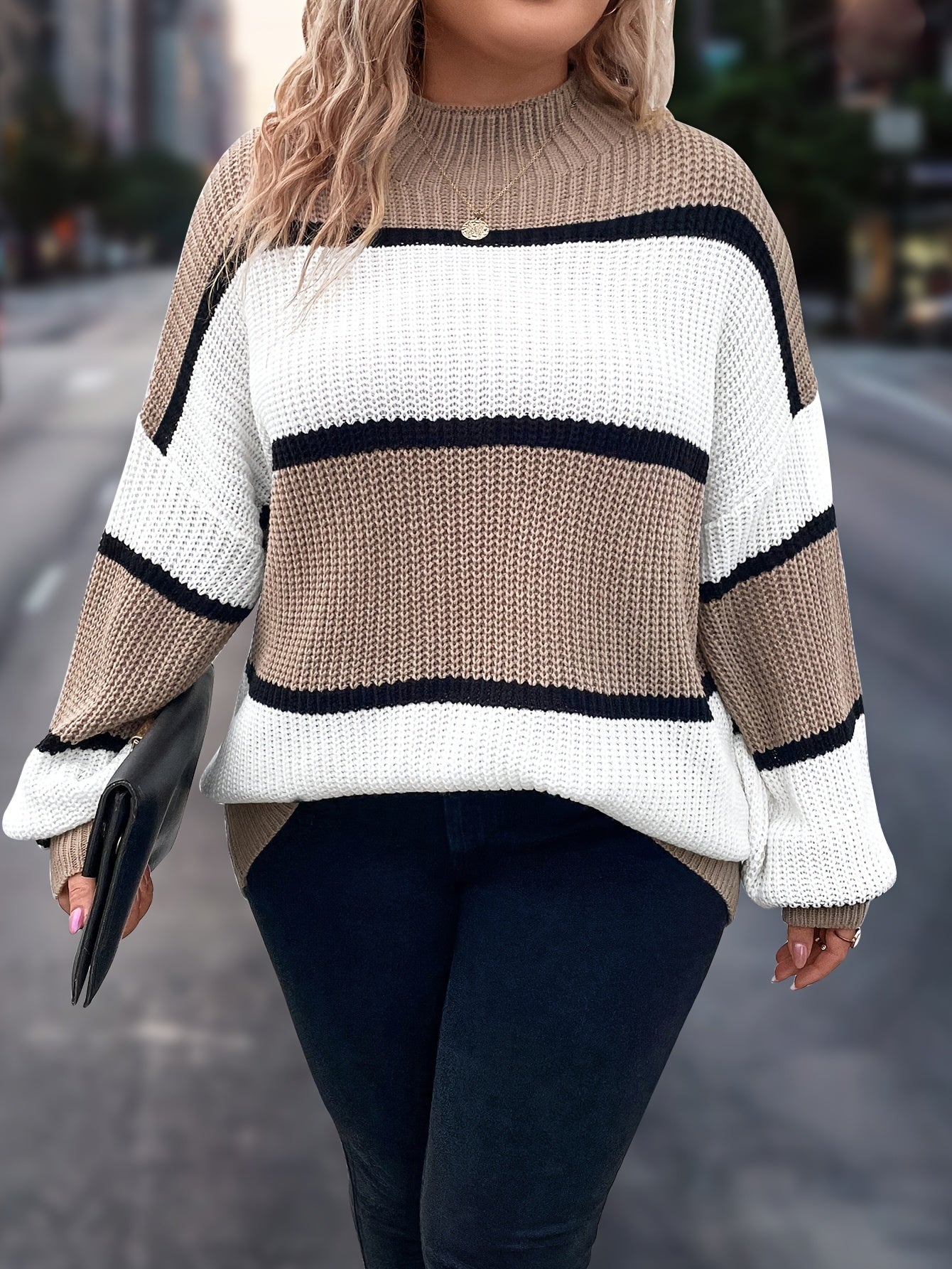 Emma | Cozy Stripe Sweater