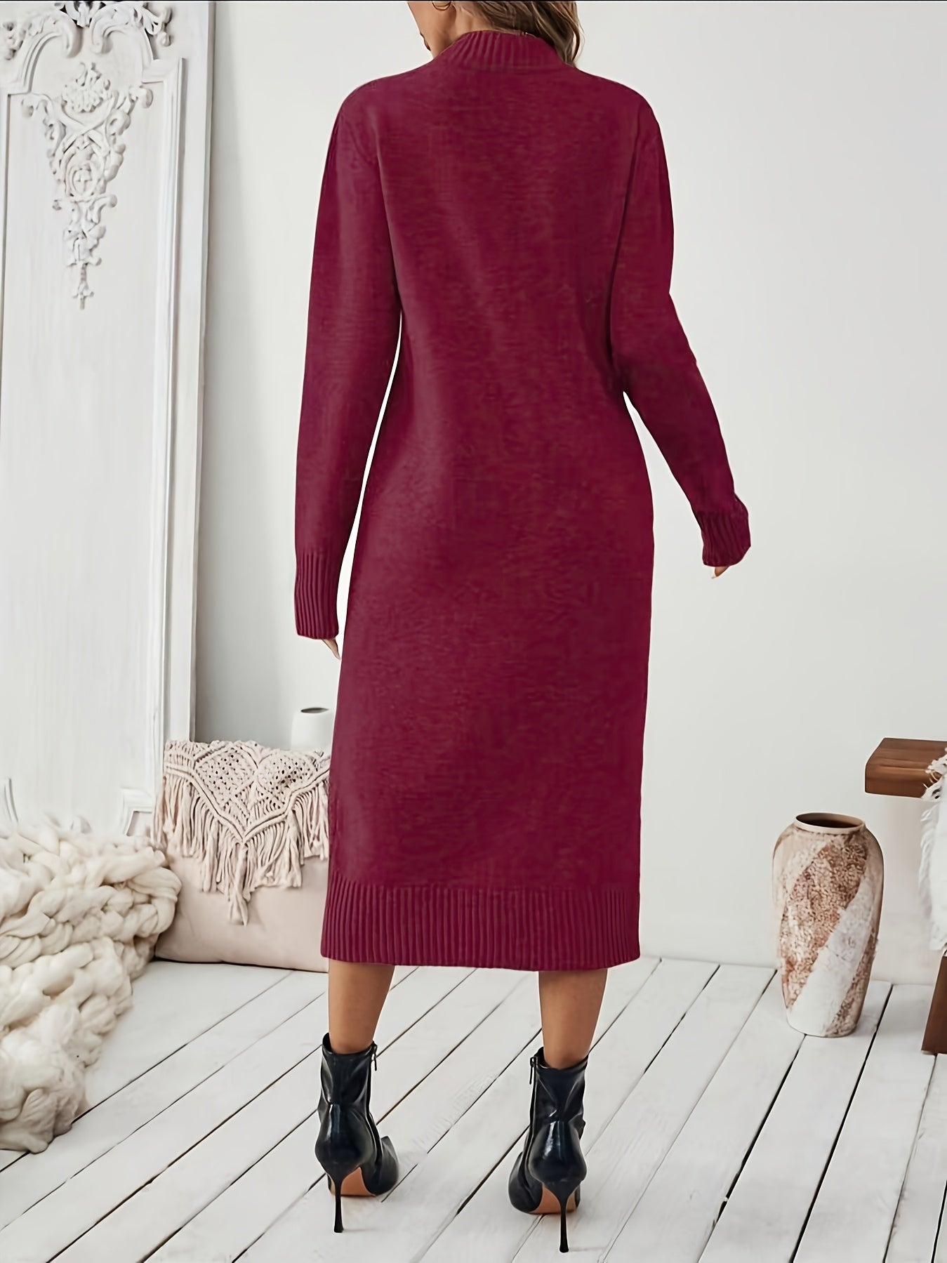 Sophia | Soft Knit Winter Dress