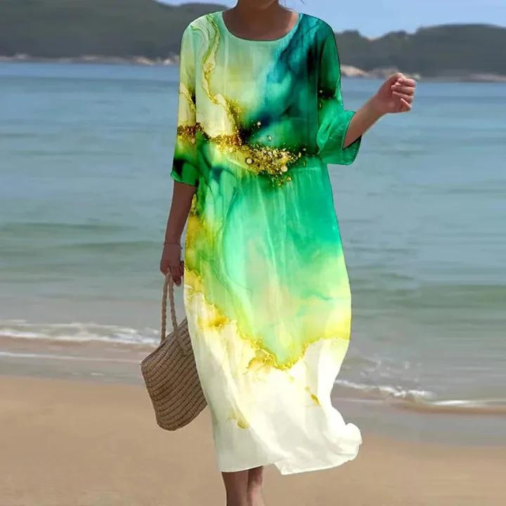 Bella Aura - Multicolour Midi Dress