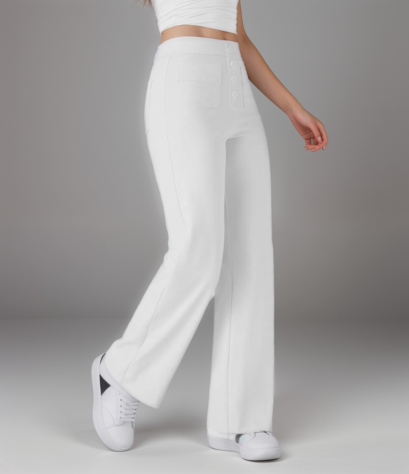 Aurora – High-Waist Slimming Casual Pants