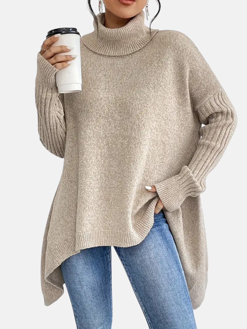 BRIGITTE | LONG TURTLENECK PULLOVER