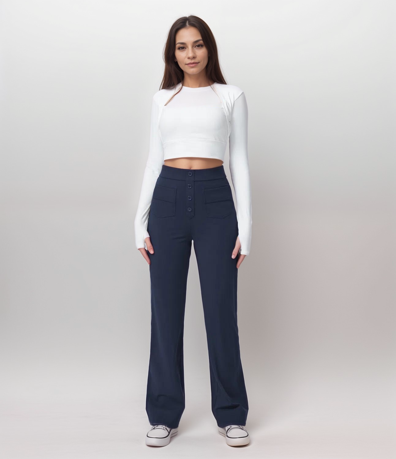 Aurora – High-Waist Slimming Casual Pants