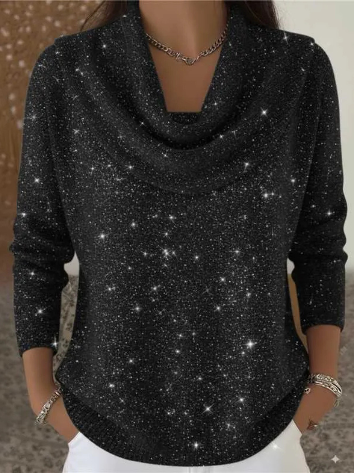 Marjorie | Soft Glow Cowl-Neck Sweater