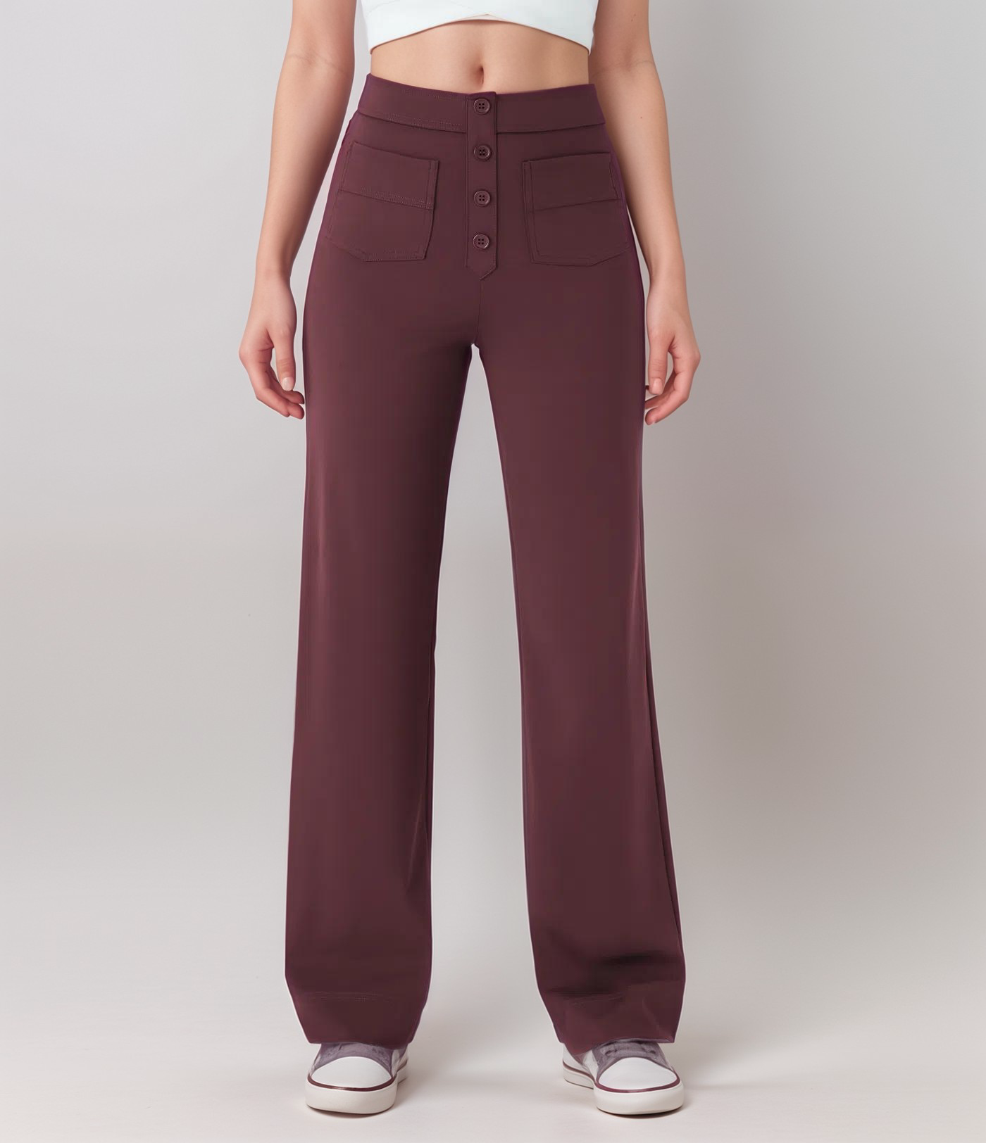 Aurora – High-Waist Slimming Casual Pants