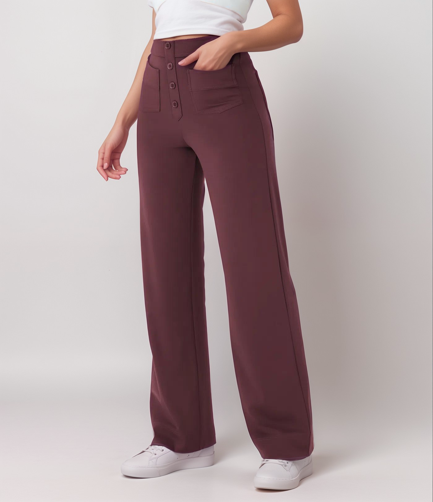 Aurora – High-Waist Slimming Casual Pants