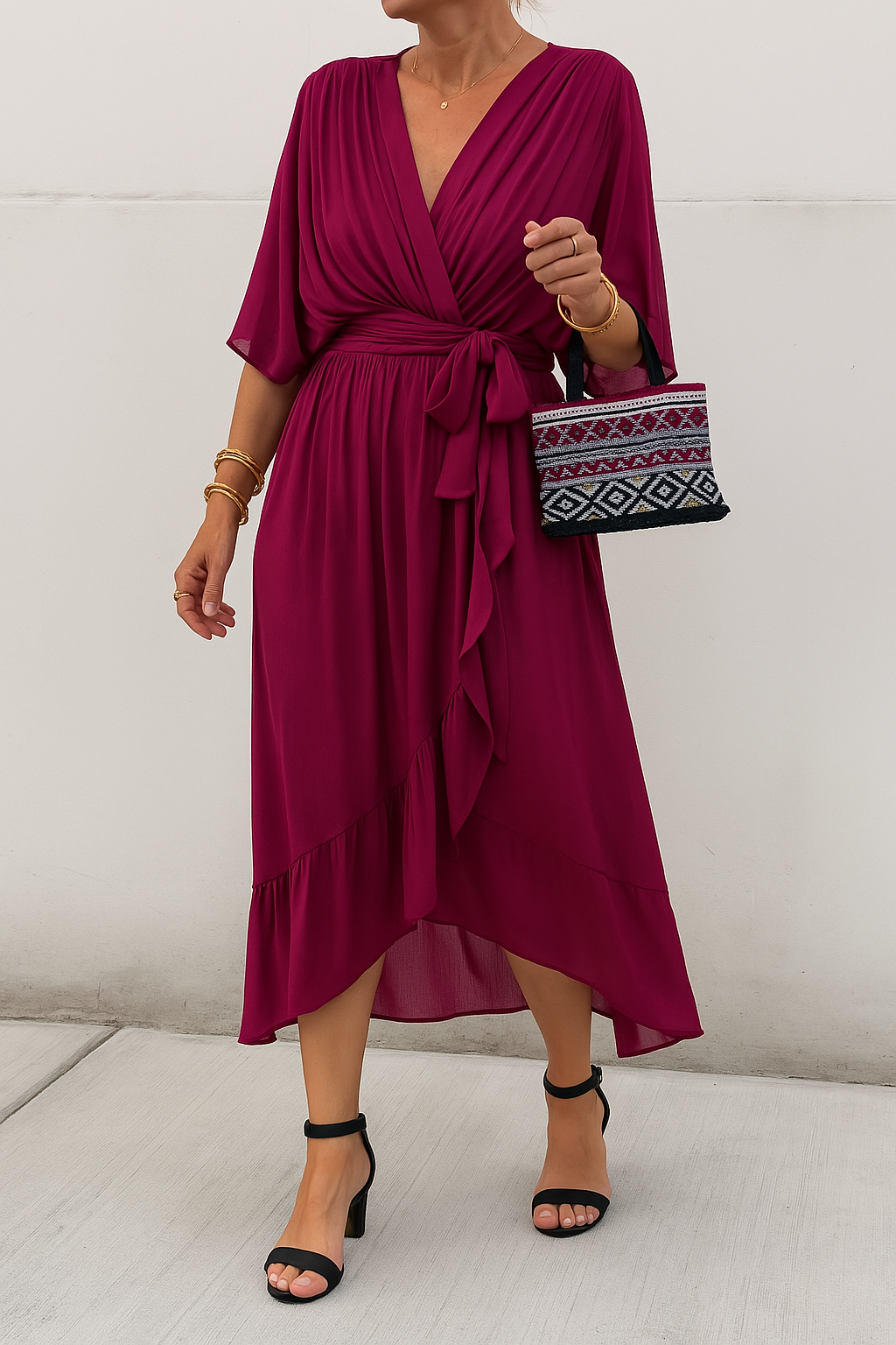 Jasmine – Flowy Midi Dress