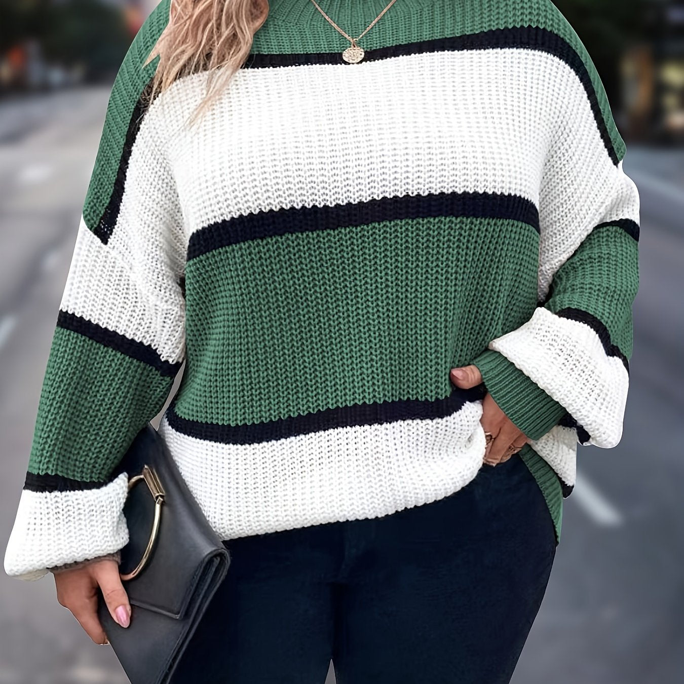 Emma | Cozy Stripe Sweater