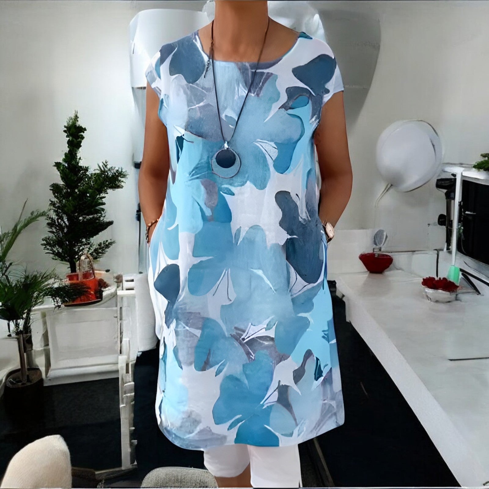 Anita – Floral Cotton Tunic