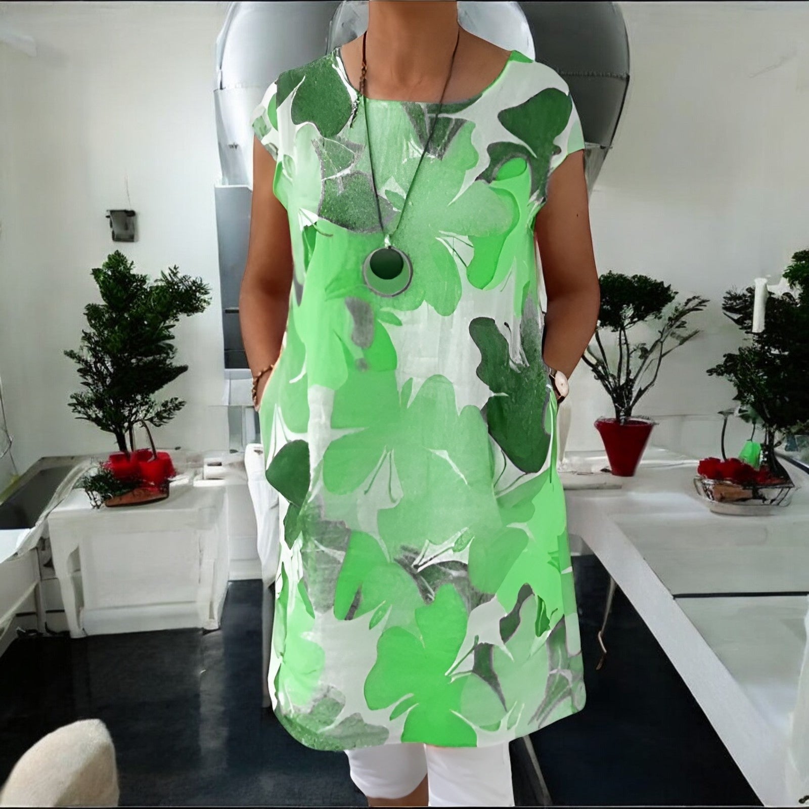Anita – Floral Cotton Tunic
