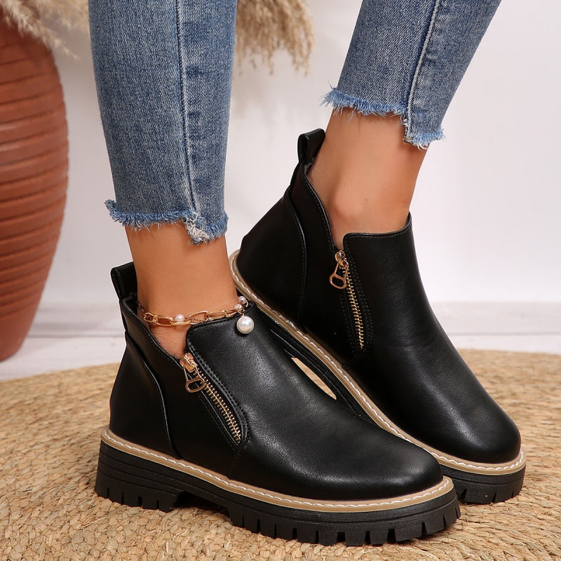 Katrina | Ankle Boots in Leather