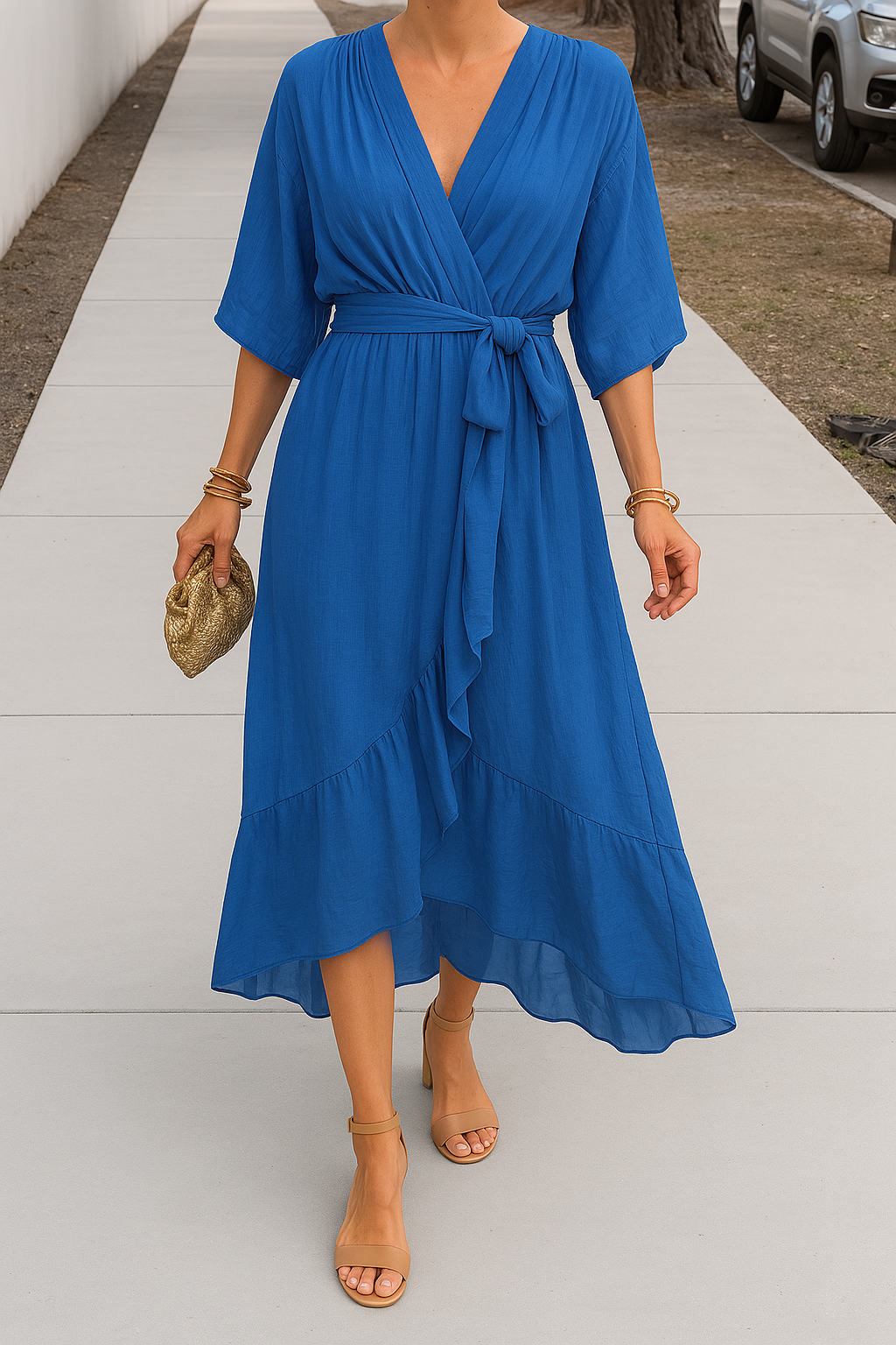 Jasmine – Flowy Midi Dress