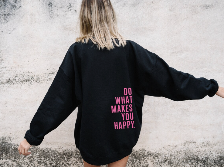 Sienna – Oversized Motivational Hoodie