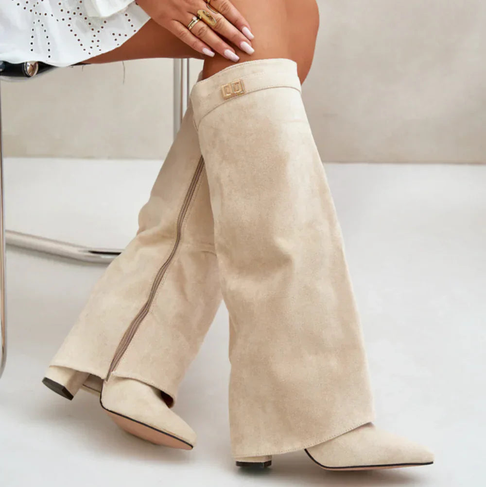 SUEDELIA™ | HIGH SUEDE BOOTS