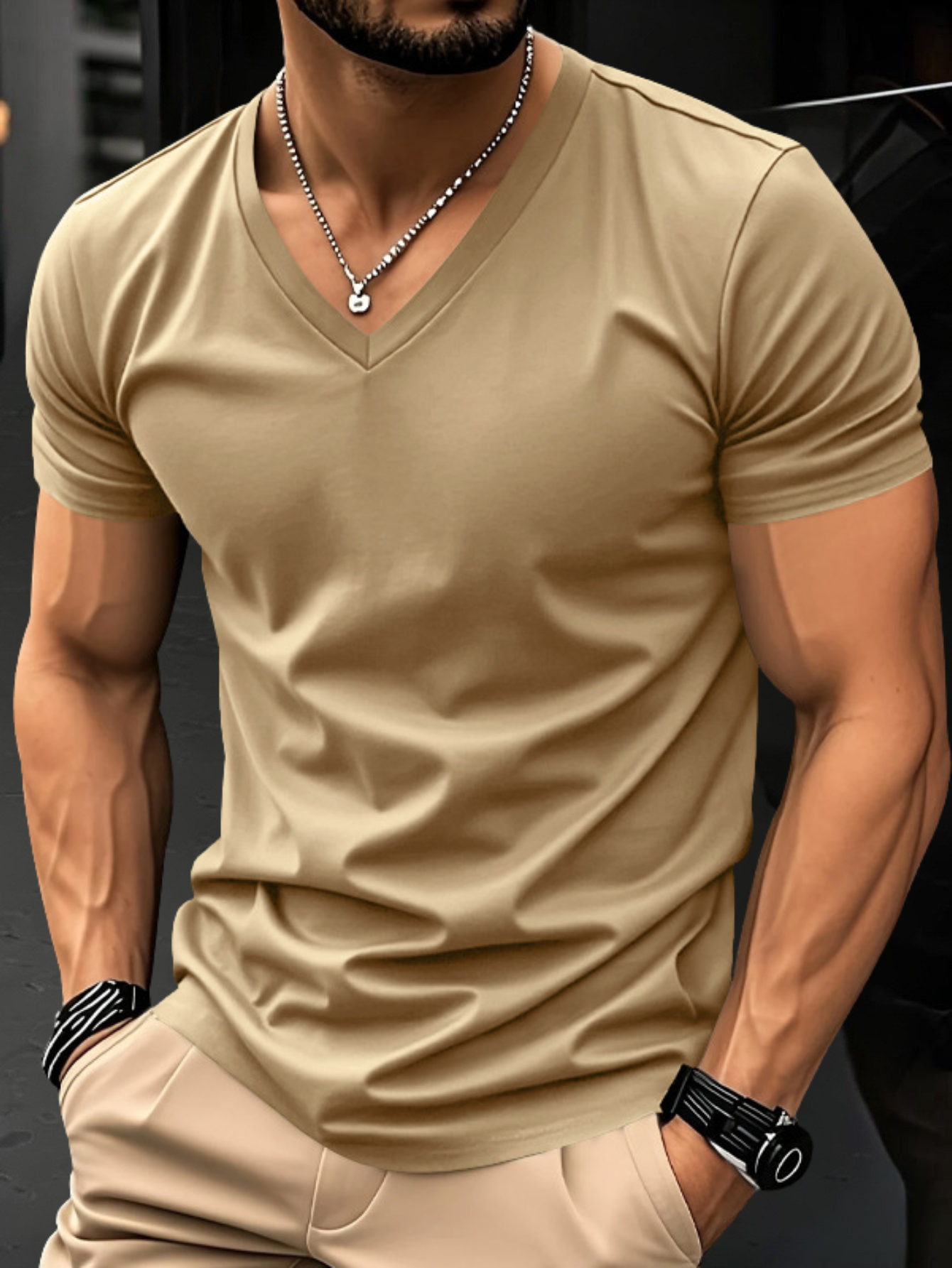 Franky | Chemise chic à manches courtes