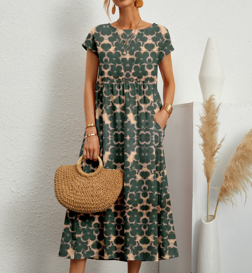 Harper – Relaxed Floral Midi Dress