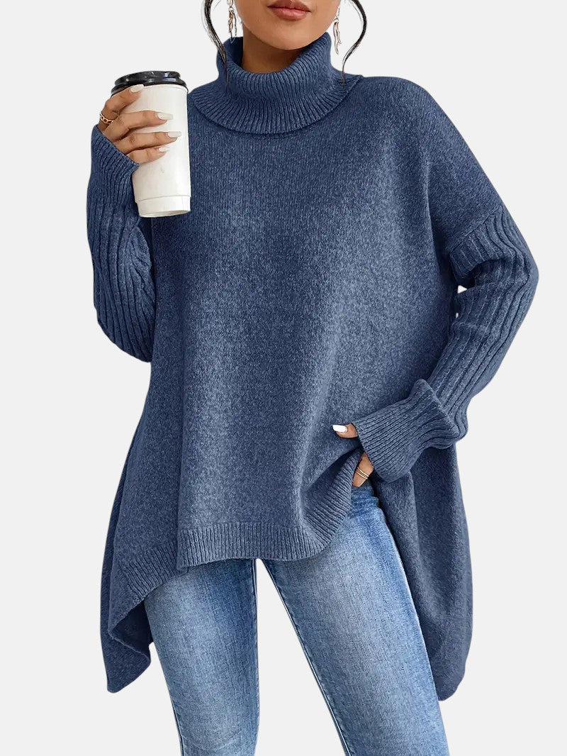 BRIGITTE | LONG TURTLENECK PULLOVER