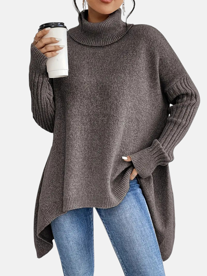 BRIGITTE | LONG TURTLENECK PULLOVER