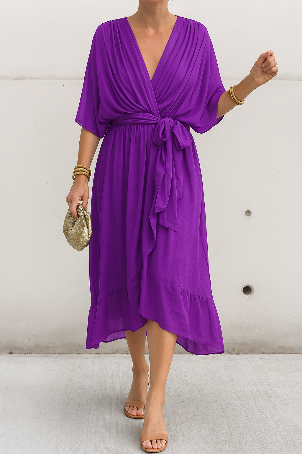Jasmine – Flowy Midi Dress