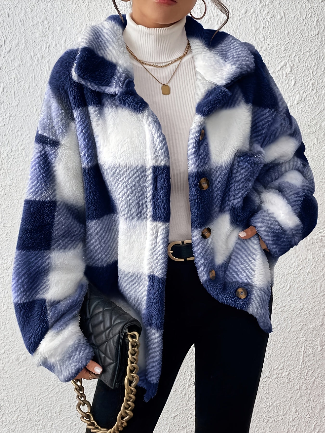 Nora | Cozy Plaid Jacket