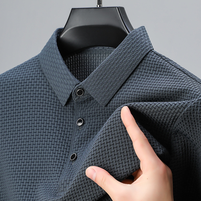 Andrew | Textured Elegance Polo Shirt