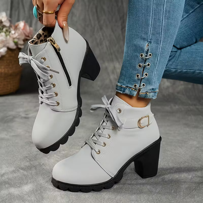 Katni | Warm Slip-Resistant Ankle Boots for Daily Wear