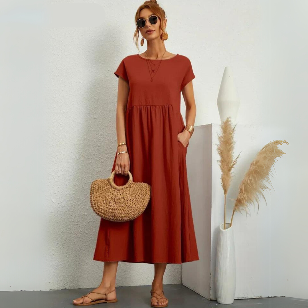 Isla – Casual Midi Dress