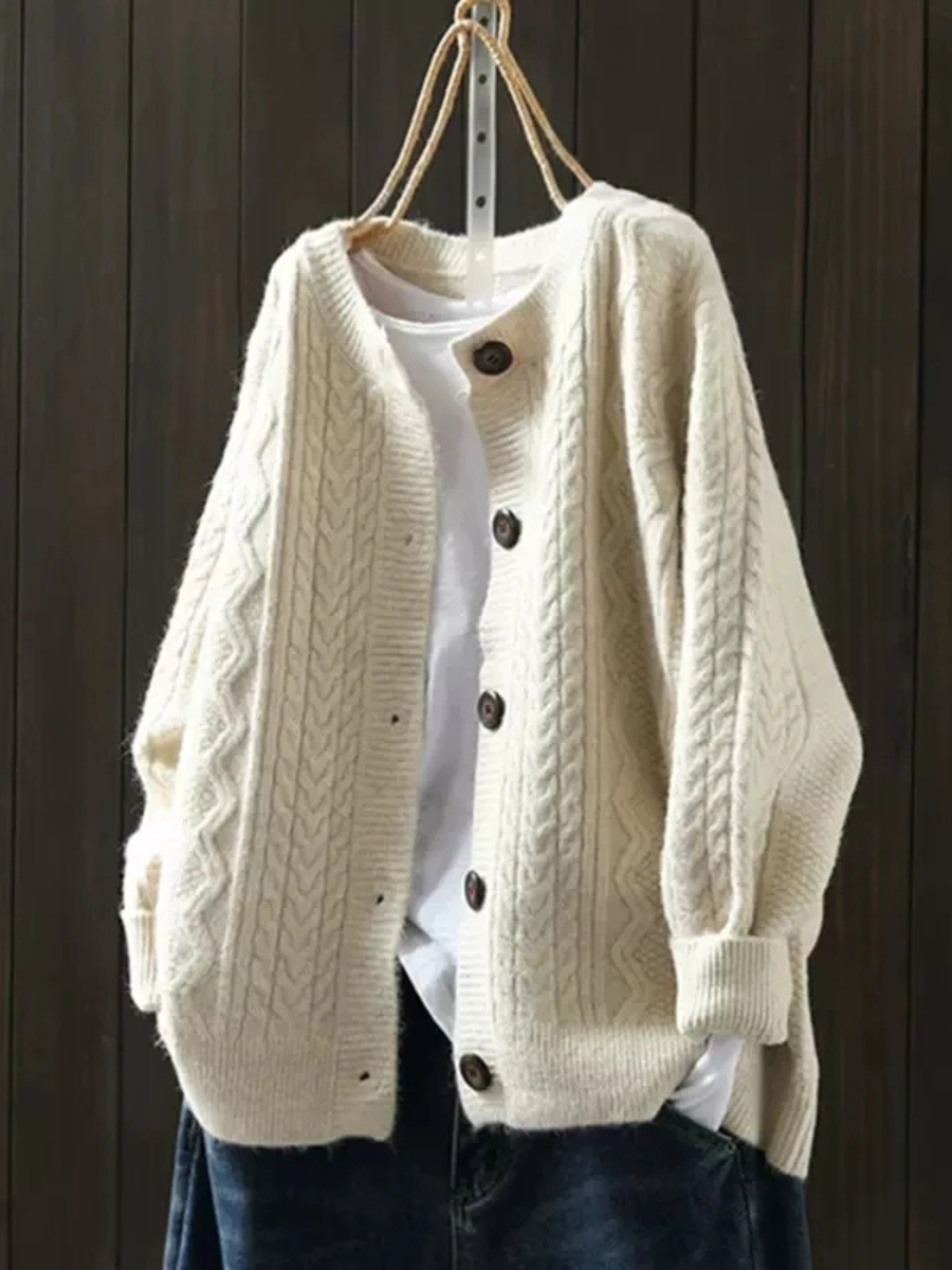 Lorenza | Soft Cable-Knit Cardigan