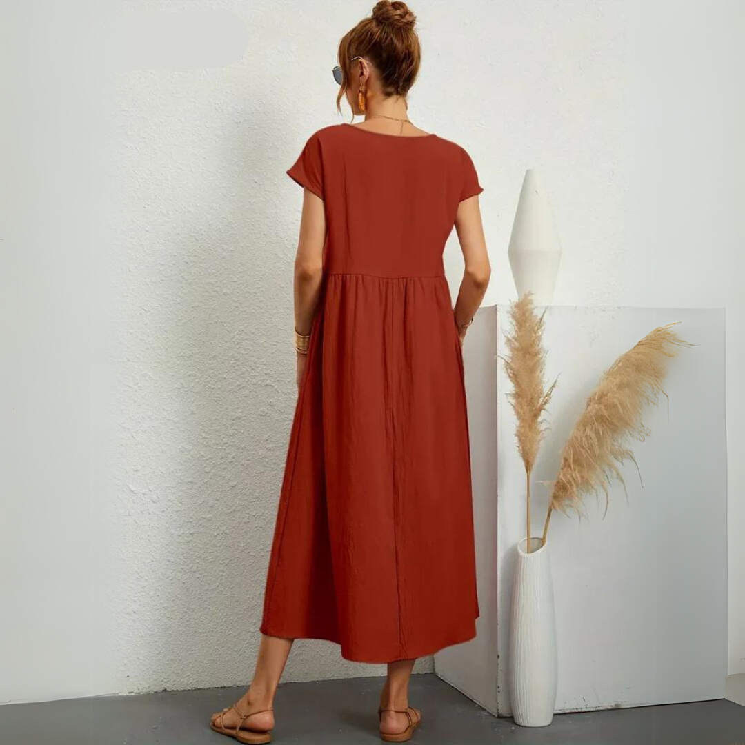 Isla – Casual Midi Dress