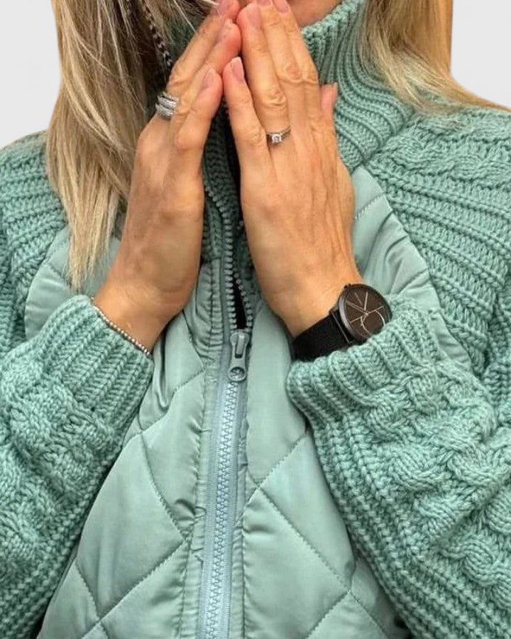 SOPHIA | COZY QUILTED KNIT JACKET