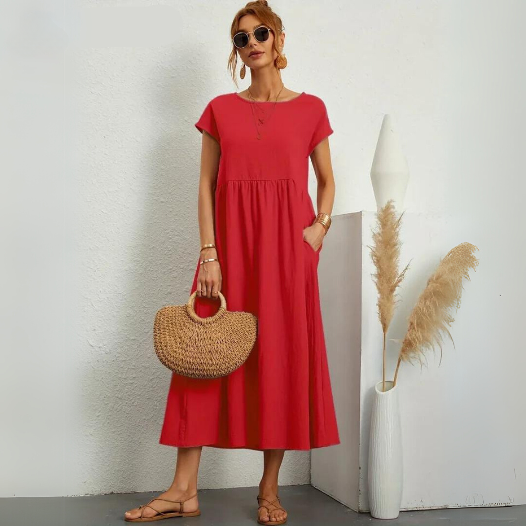 Isla – Casual Midi Dress