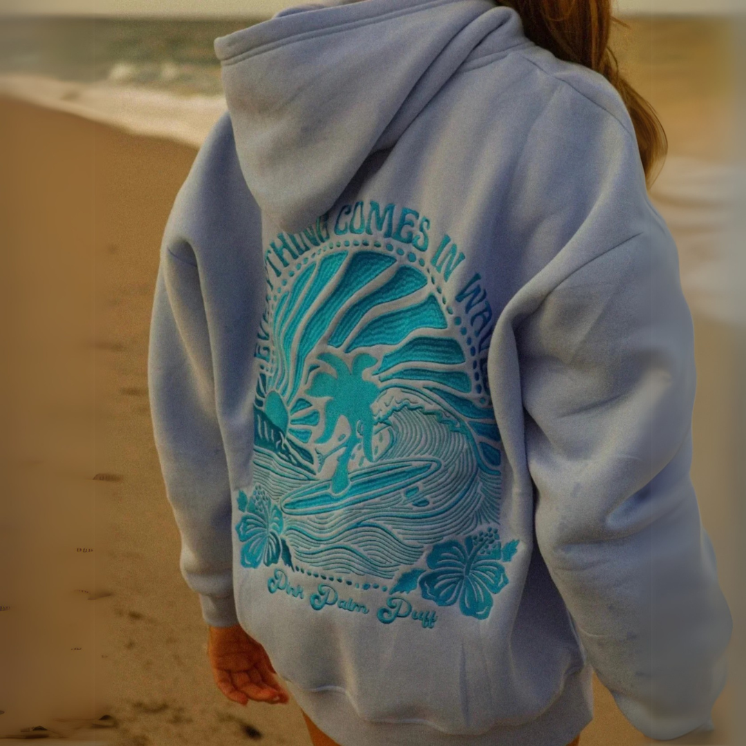 Waves Hoodie – Coastal Comfort & Style