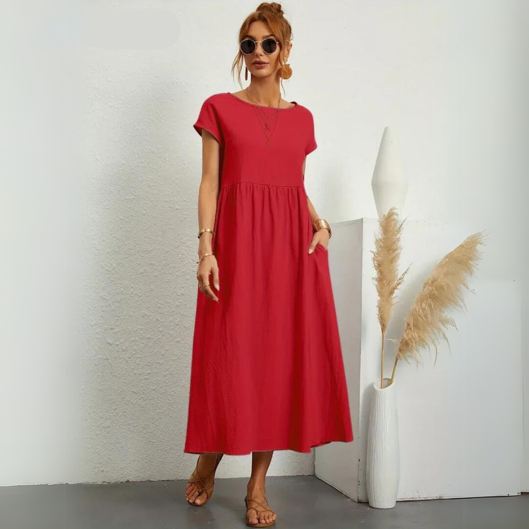 Isla – Casual Midi Dress